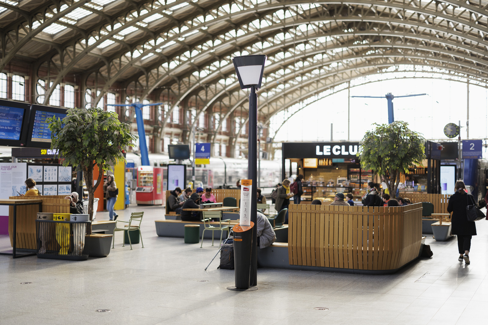 Visuel du hall de la gare de Lille Flandres