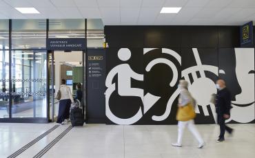 Espace d'accueil voyageur handicapé