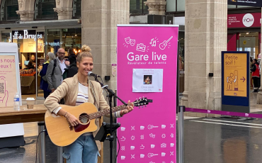 Concert en Gare de L'Est à la veille des vacances de la Toussaint le 18 octobre 2024