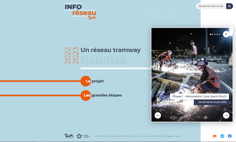 Infos Travaux - Réseau Tam 