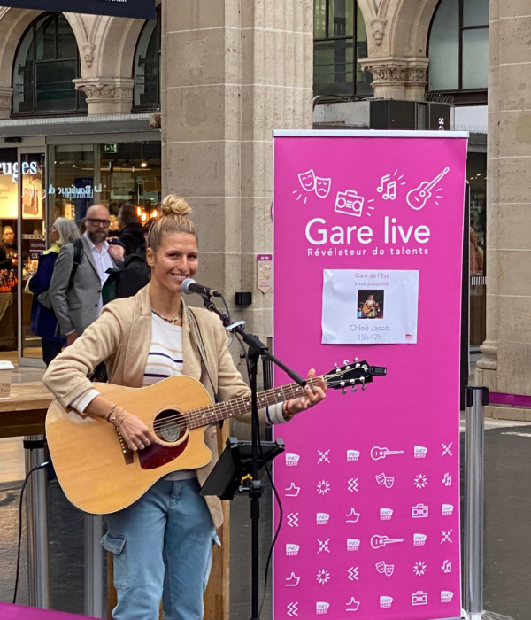 Concert en Gare de L'Est à la veille des vacances de la Toussaint le 18 octobre 2024