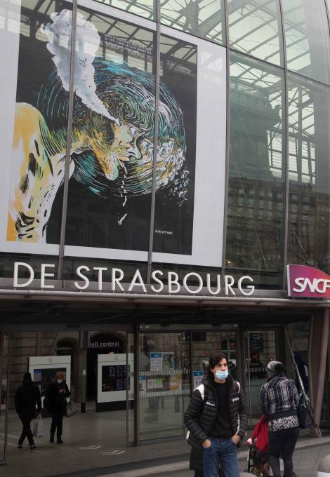 Expo Angoulême en gare de Strasbourg