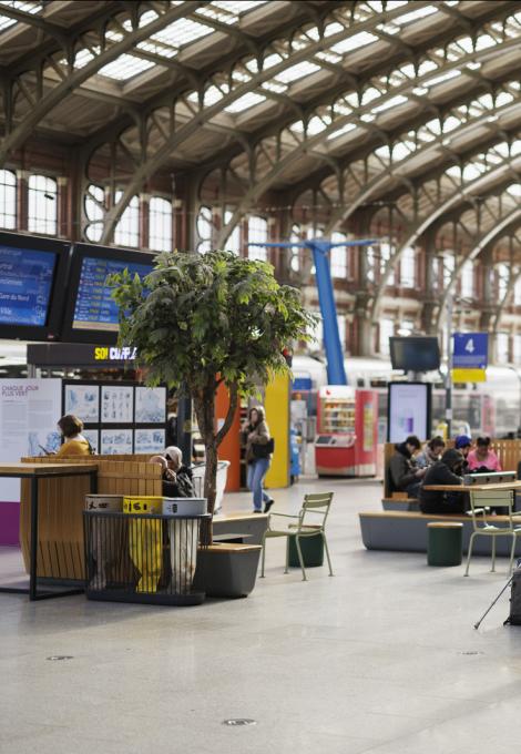 Visuel du hall de la gare de Lille Flandres